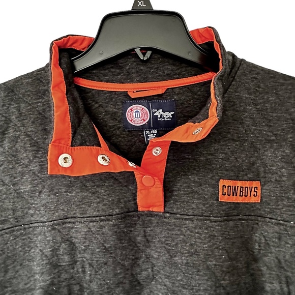 Oklahoma State Cowboys Pullover Hoodie XL NWT G-III 4HER - Picture 2 of 5